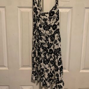 Black and white Floral sundress